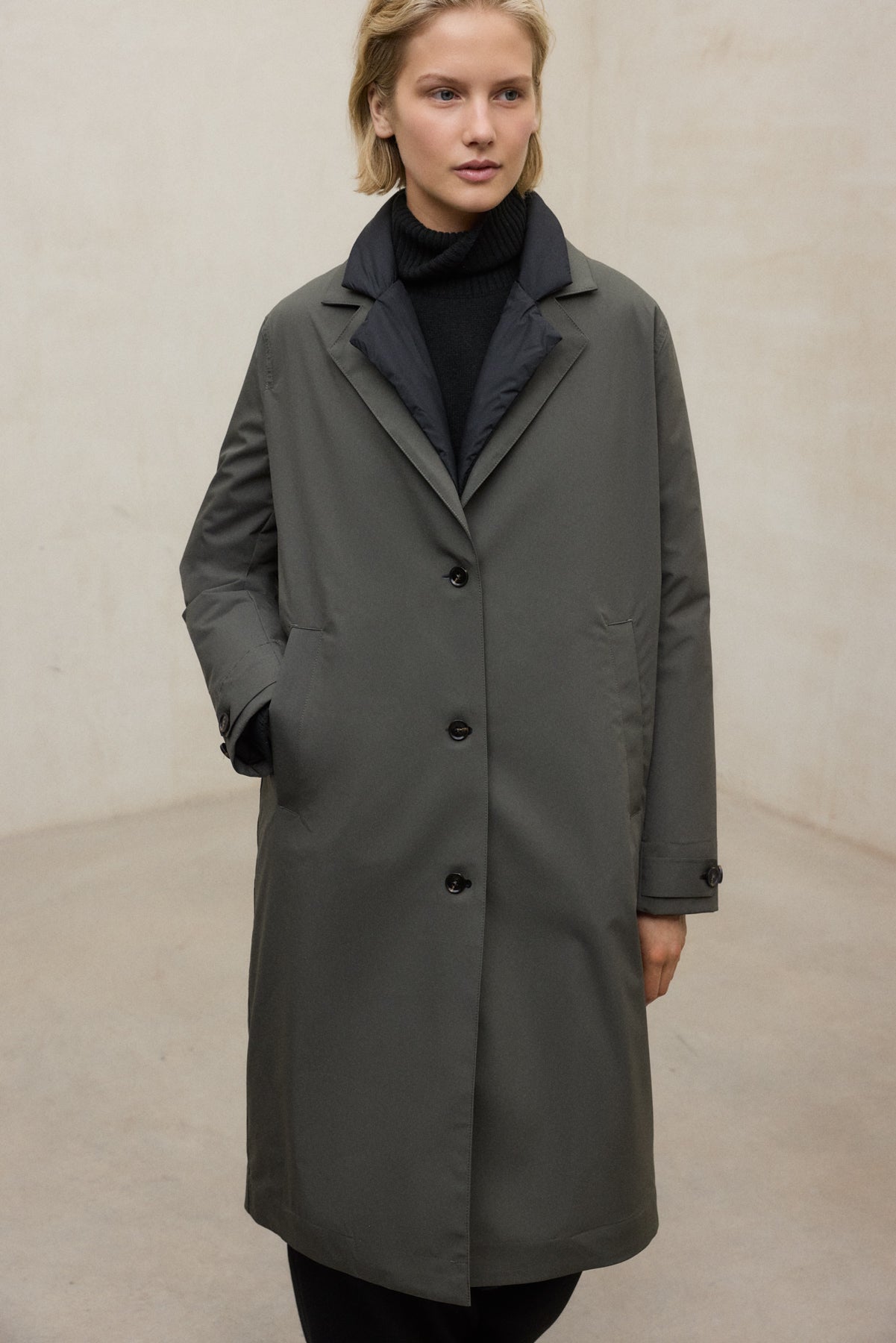 ABRIGO, CHAQUETA Ecoalf AW25 Albert verde