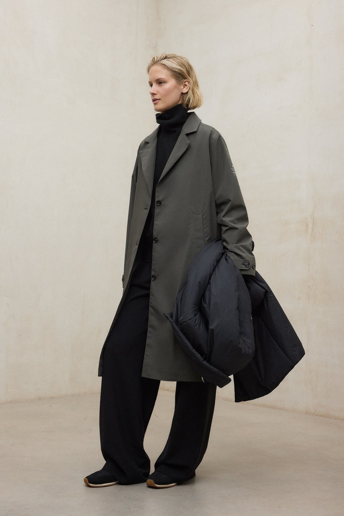 ABRIGO, CHAQUETA Ecoalf AW25 Albert verde