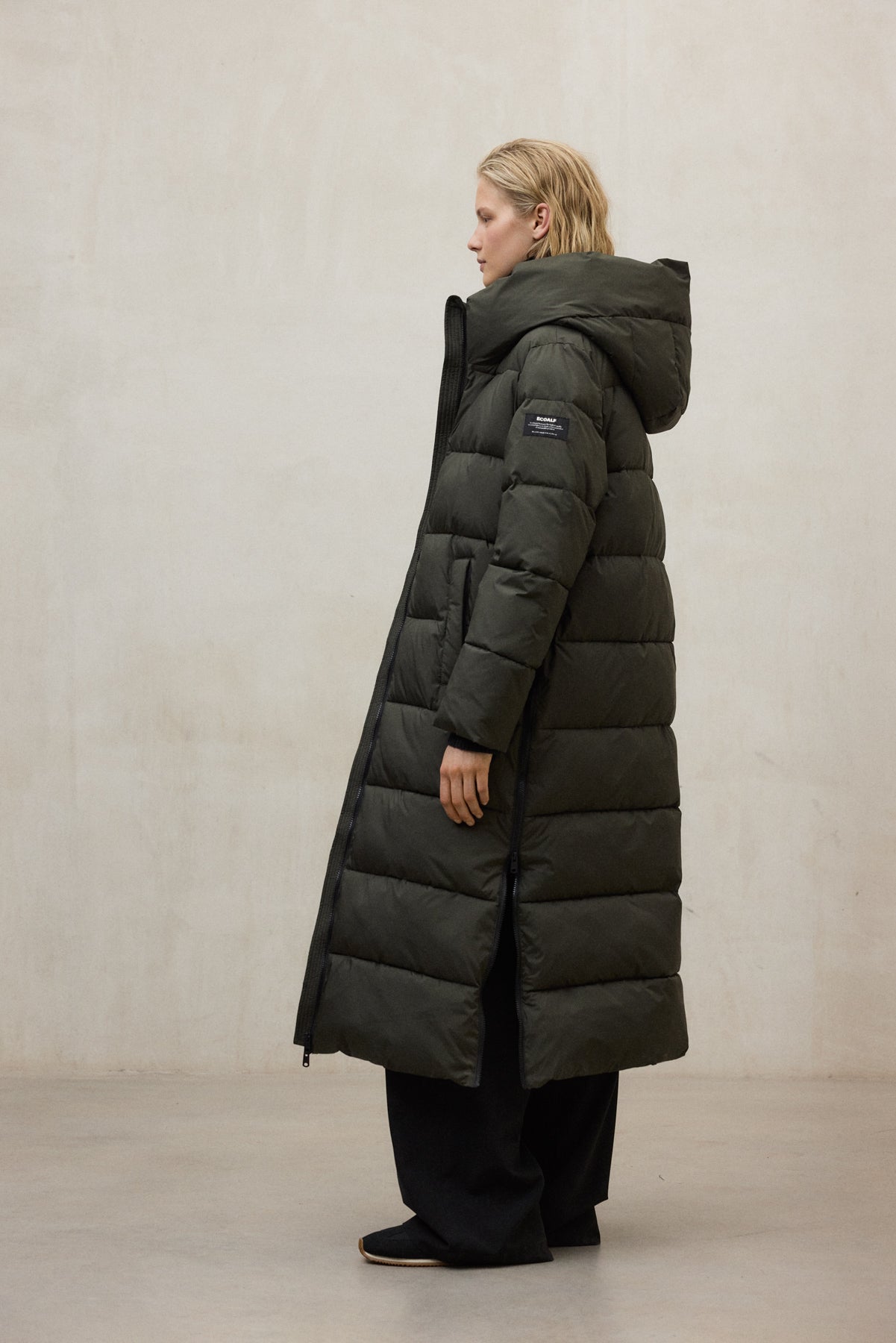 ABRIGO, CHAQUETA Ecoalf AW25 Aranda verde oscuro