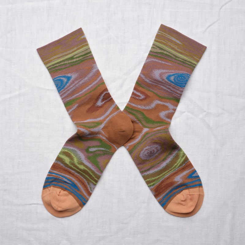 CALCETINES Bonne Maison caramel camouflage