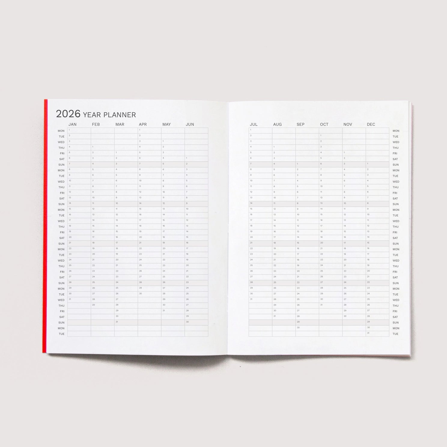 PLANNER Octagon 2026 monthly planner mini A6