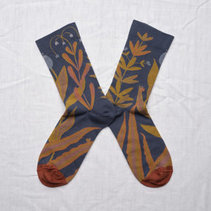 CALCETINES Bonne Maison denim plant