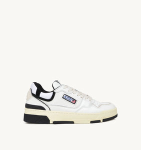 DEPORTIVAS Autry AW23 CLC SNEAKERS IN LEATHER COLOR WHITE AND BLACK