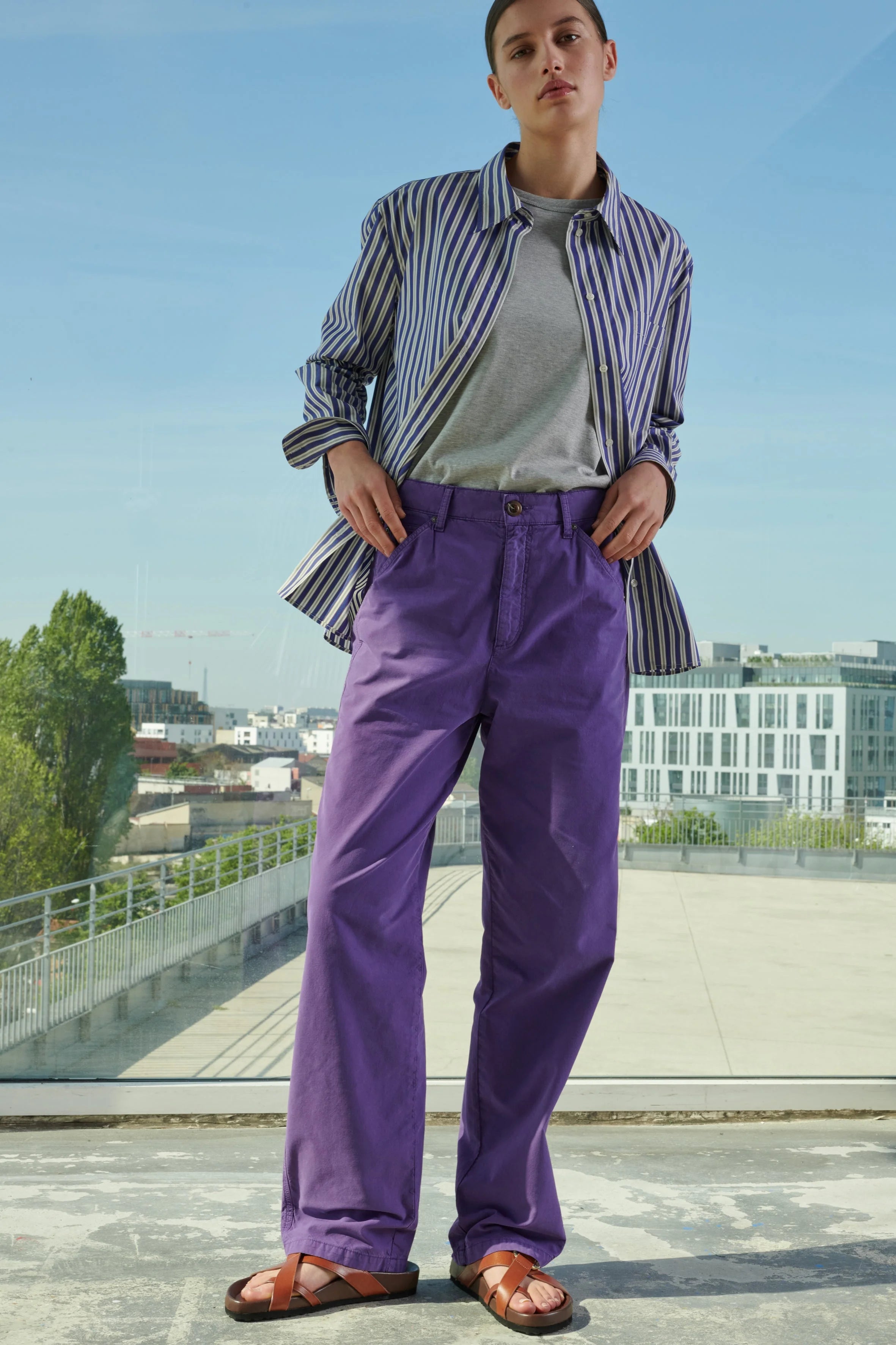 CAMISA Soeur Paris AW23 Saphir bleu