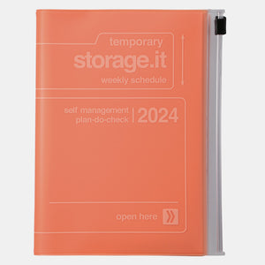 2024 AGENDA A6 Storace.it naranja