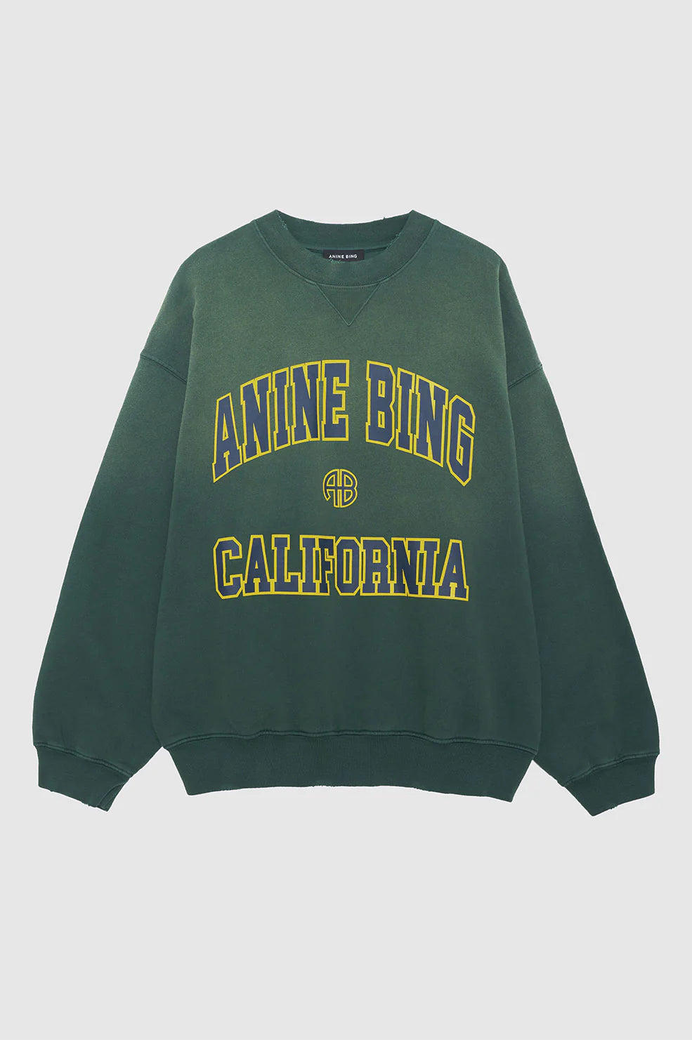SUDADERA ANINE Bing AW23 Jaci California washed green