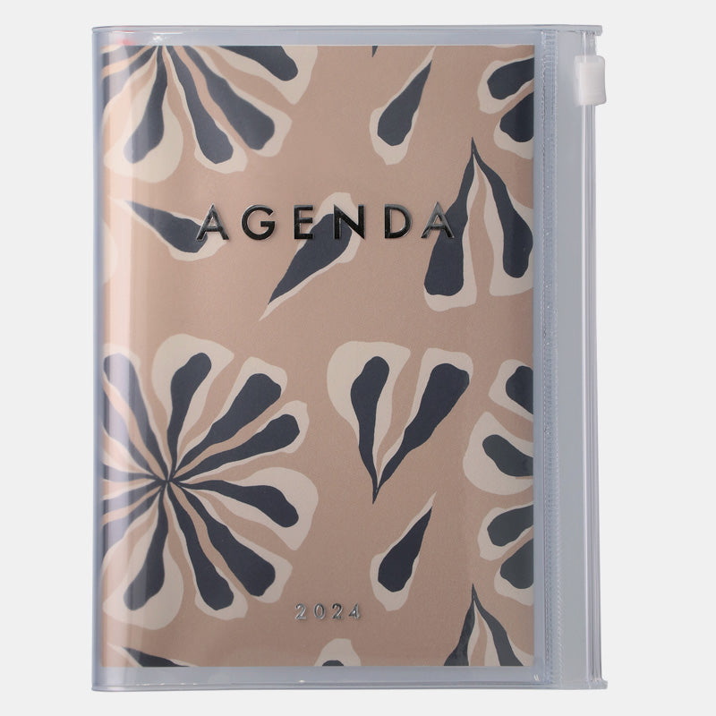 2024 AGENDA A6 Abstract beige