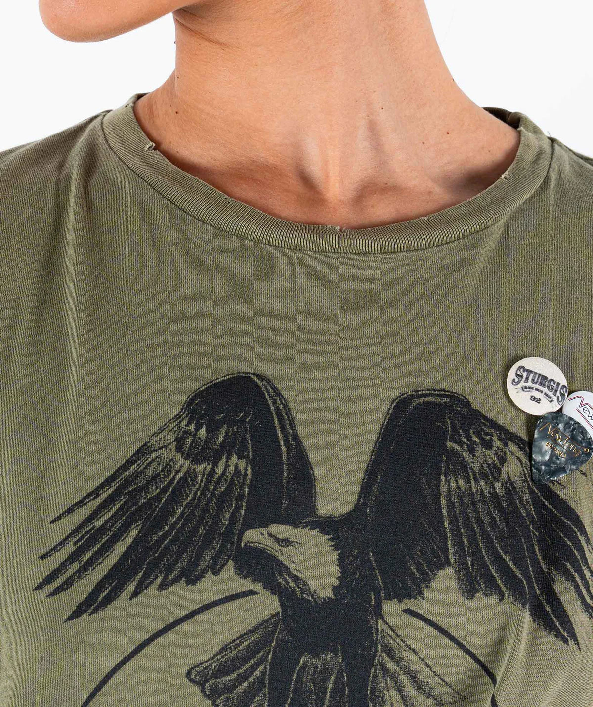 CAMISETA Newtone AW23 starlight sturgis kaki