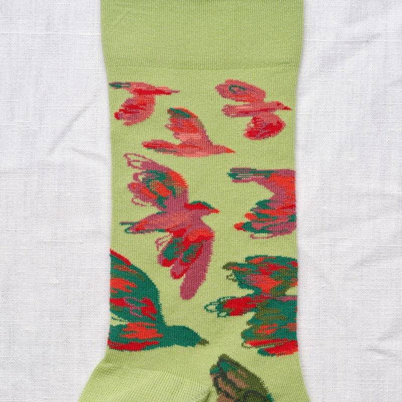 CALCETINES Bonne Maison lime bird