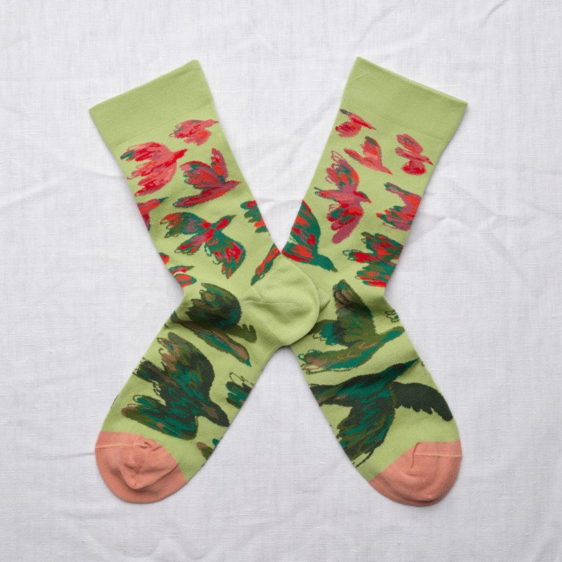 CALCETINES Bonne Maison lime bird