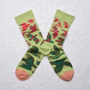 CALCETINES Bonne Maison lime bird