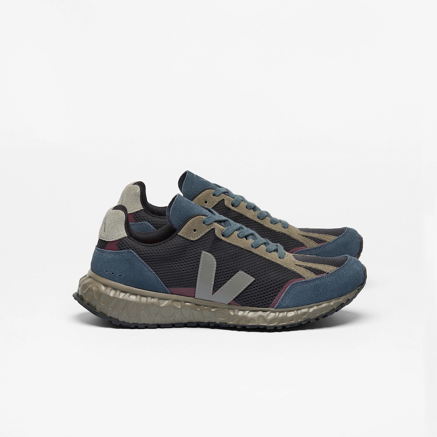 DEPORTIVAS Veja CONDOR ROYALE ALEOMESH black/grey/nautico