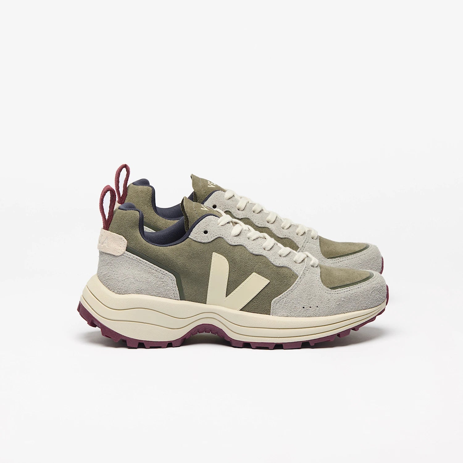 DEPORTIVAS Veja VENTURI II SUEDE KAKI SABLE