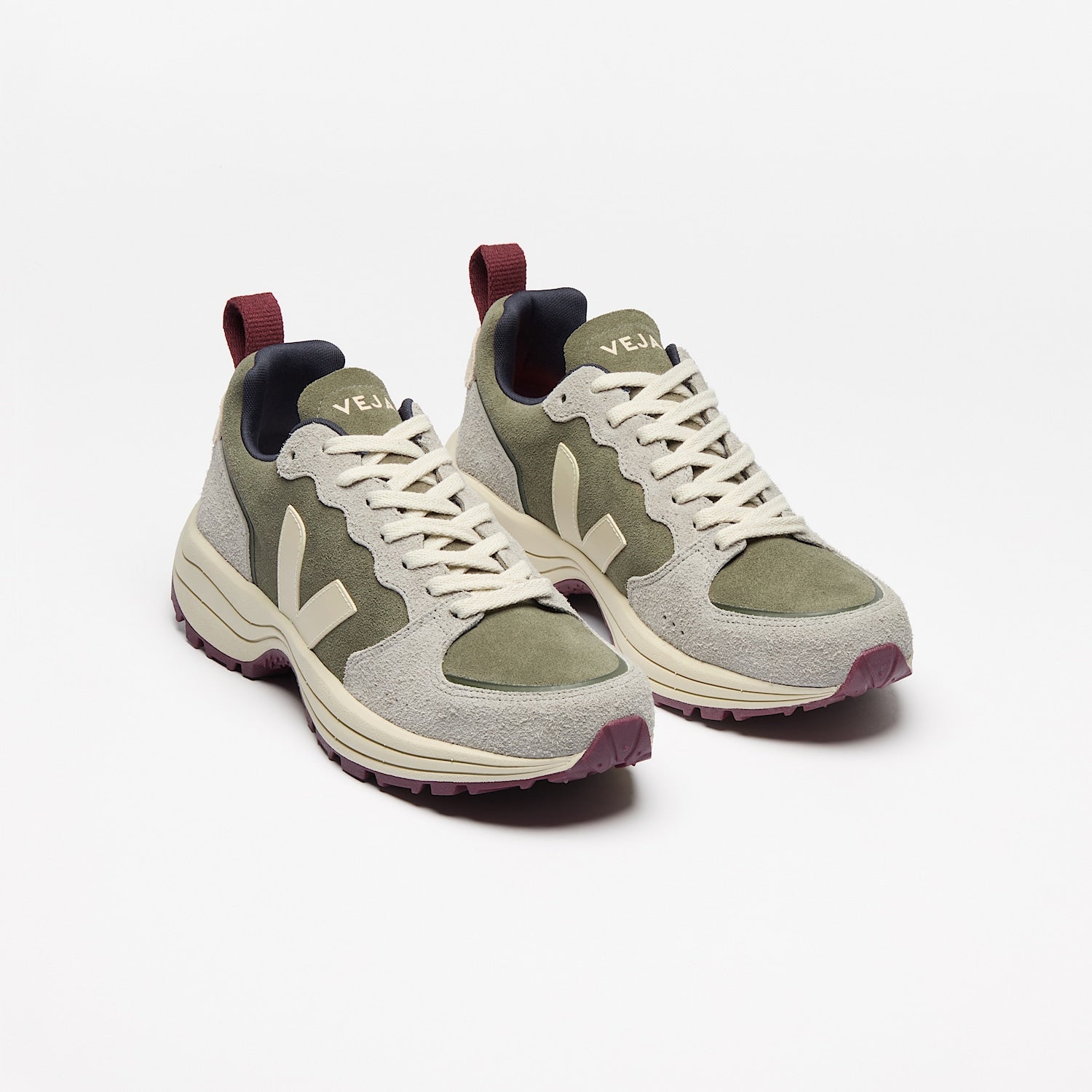 DEPORTIVAS Veja VENTURI II SUEDE KAKI SABLE