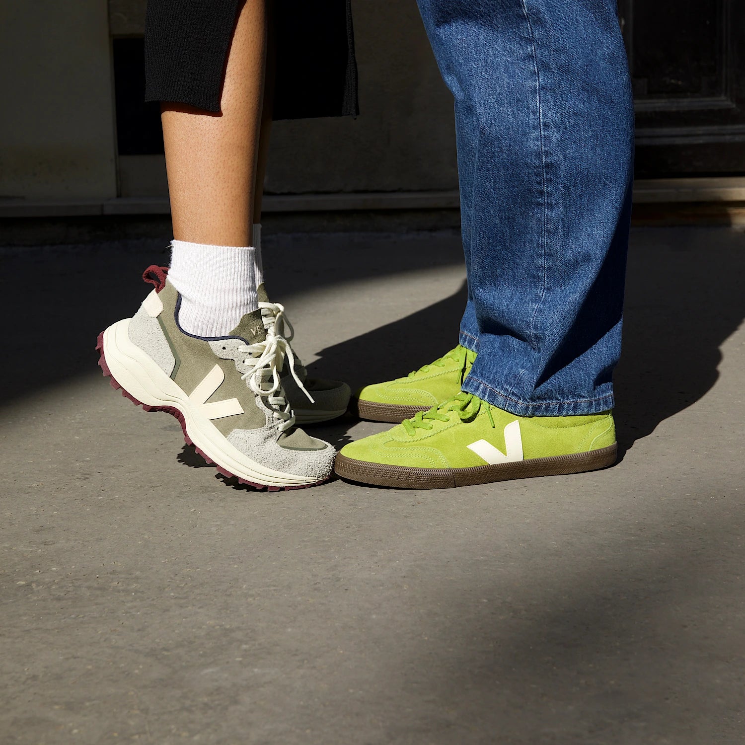 DEPORTIVAS Veja VENTURI II SUEDE KAKI SABLE