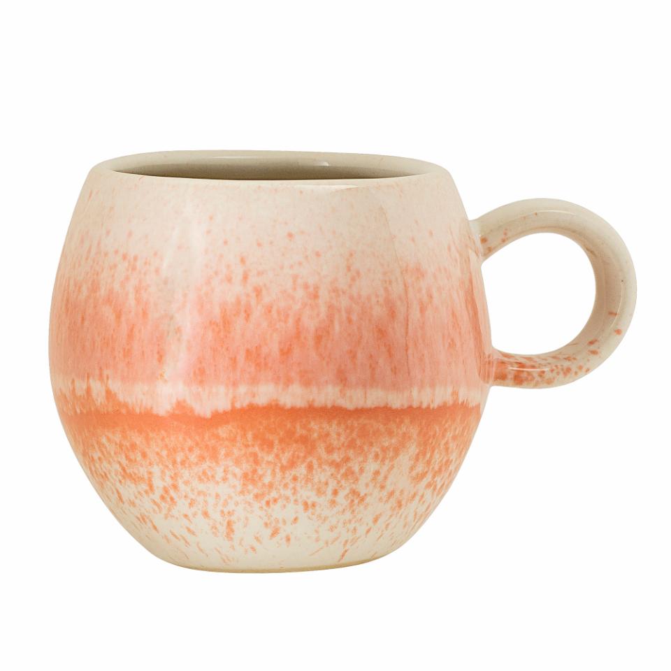 TAZA paula cup coral stoneware